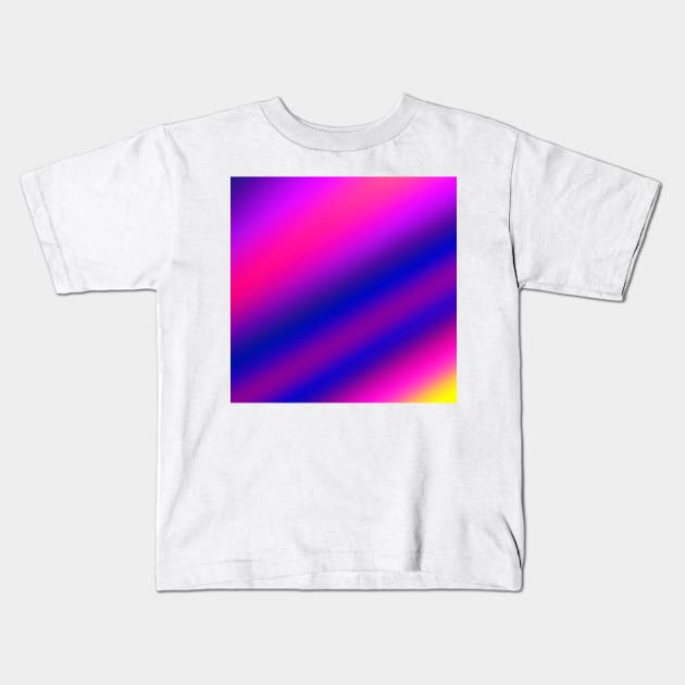 pink blue yellow abstract texture art Kids T-Shirt by Artistic_st